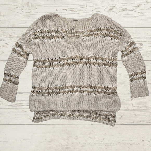 Free People Linus Oversized Eyelash Knit Sweater - Picture 2 of 7